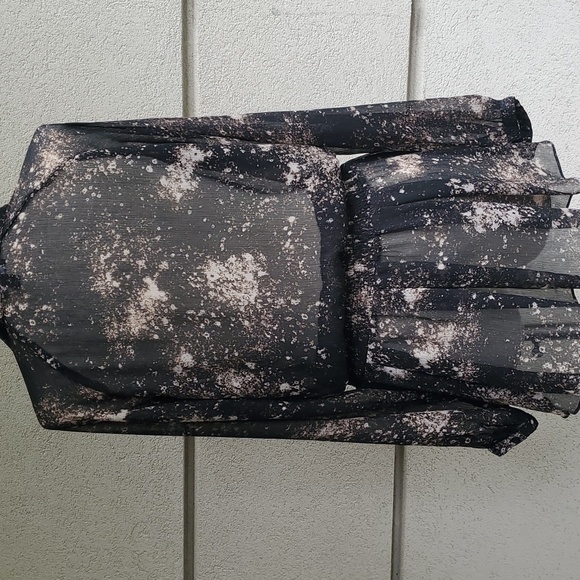 JACOB- SHEER LONG SLEEVE BLOUSE - Picture 3 of 4